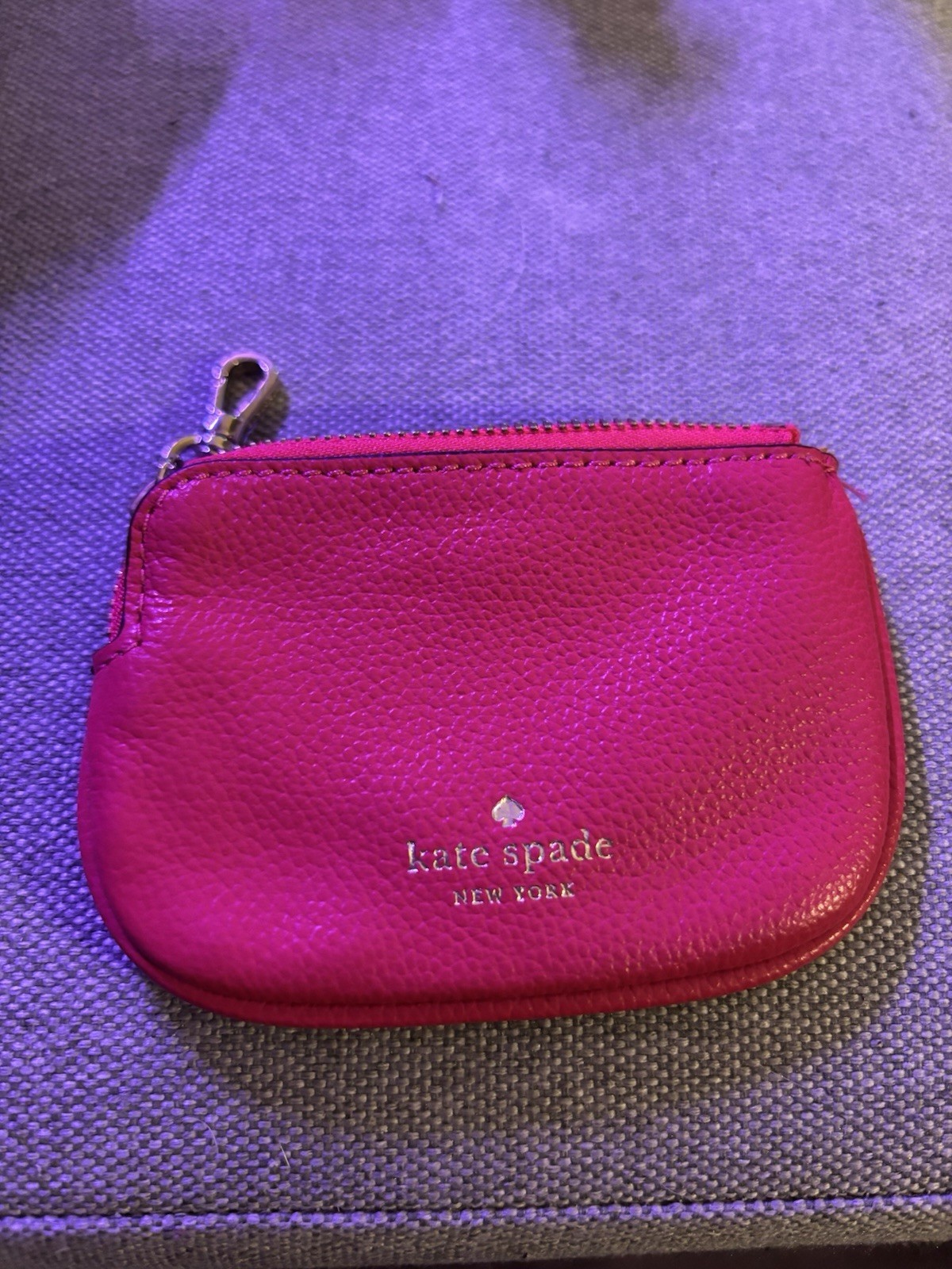 Kate Spade New York Rosie Pink Pebbled Leather Coin Purse