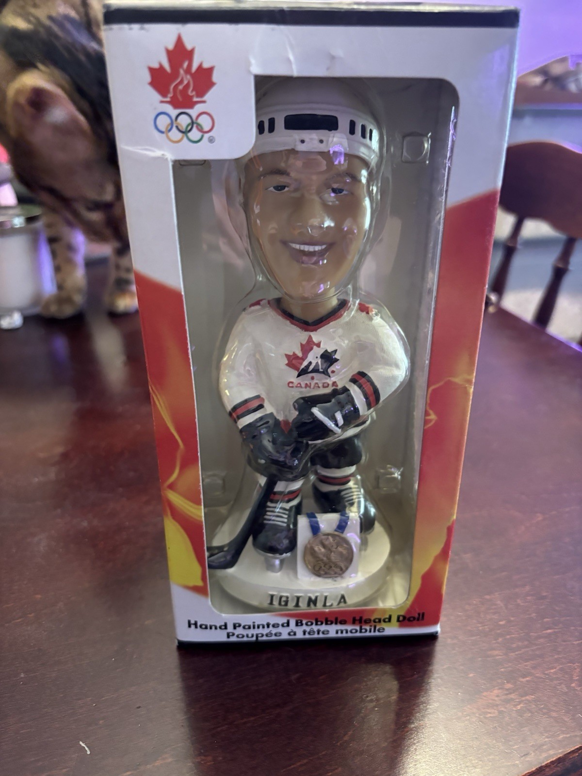 2001-2001 Winter Olympics NHL Dobble Bobble Hockey Bobbleheads