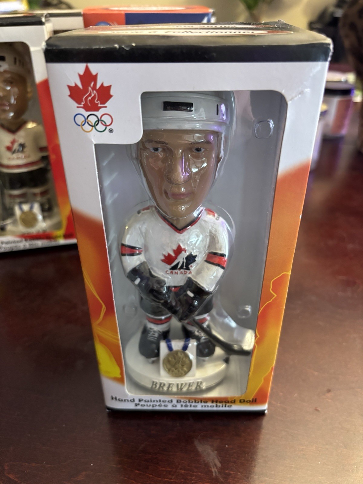 2001-2001 Winter Olympics NHL Dobble Bobble Hockey Bobbleheads - photo 4