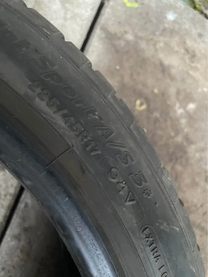225/45R17 Michelin All Season Tires - Set of 2 Tires - photo 3