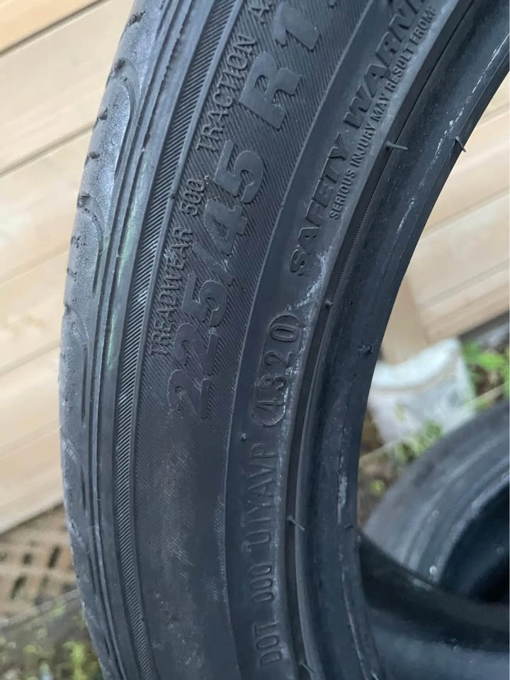 225/45R17 Kumho All Season Tires - 3 Available - photo 5