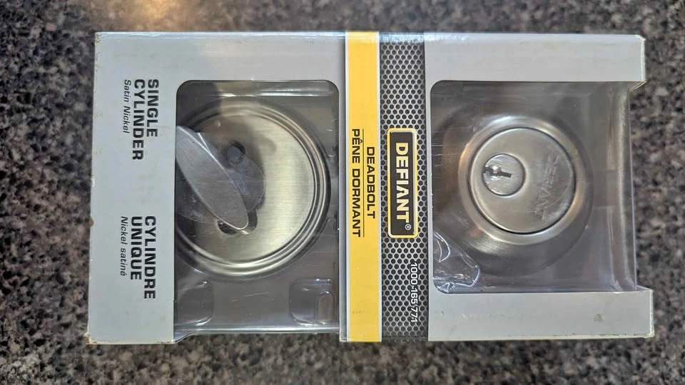 Defiant Single Cylinder Deadbolt