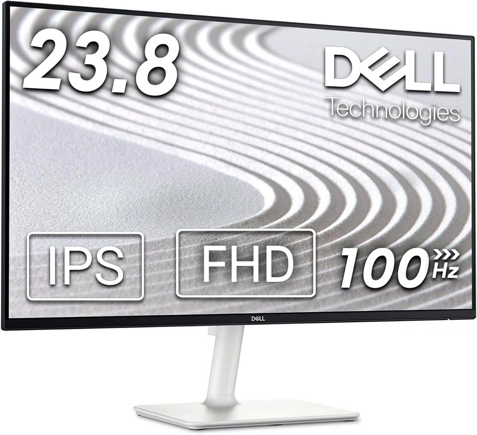Dell S2425H 24-inch FHD 100Hz 4ms IPS LED Monitor - Silver