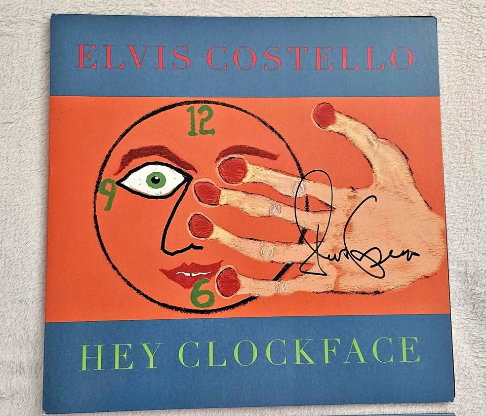 ELVIS COSTELLO Hey Clockface Limited Edition Vinyl + SIGNED