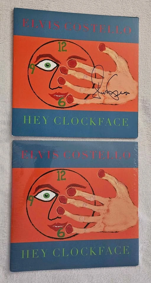 ELVIS COSTELLO Hey Clockface Limited Edition Vinyl + SIGNED - photo 2
