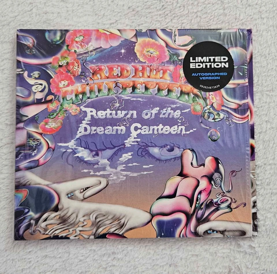 Red Hot Chili Peppers Signed CD Card + Stickers & Laminate - photo 4