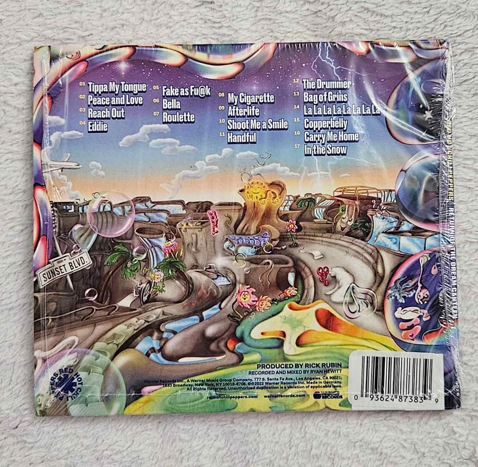Red Hot Chili Peppers Signed CD Card + Stickers & Laminate - photo 5