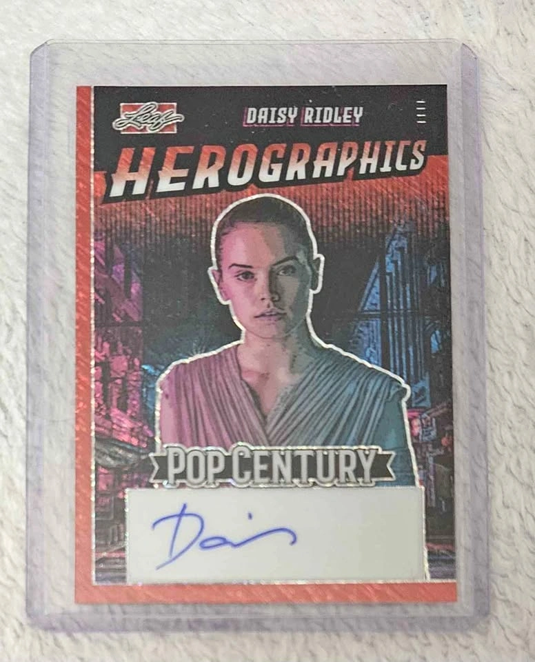 Daisy Ridley 2024 Leaf Metal Pop Century Autograph #1/1