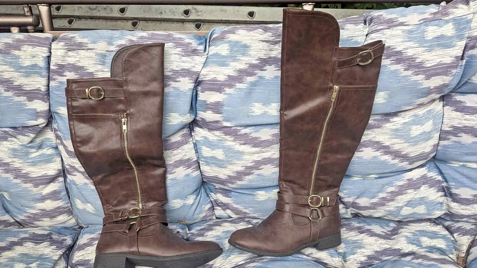 Brown Knee High Boots Women's