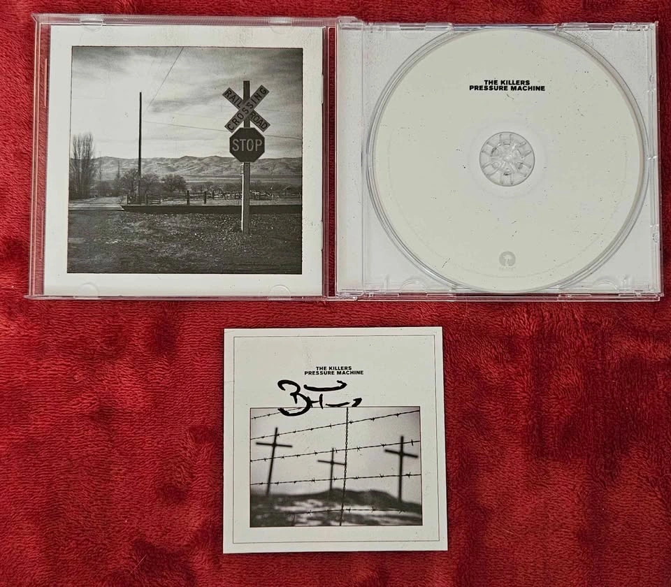 Brandon Flowers Signed Pressure Machine CD & Insert - photo 2