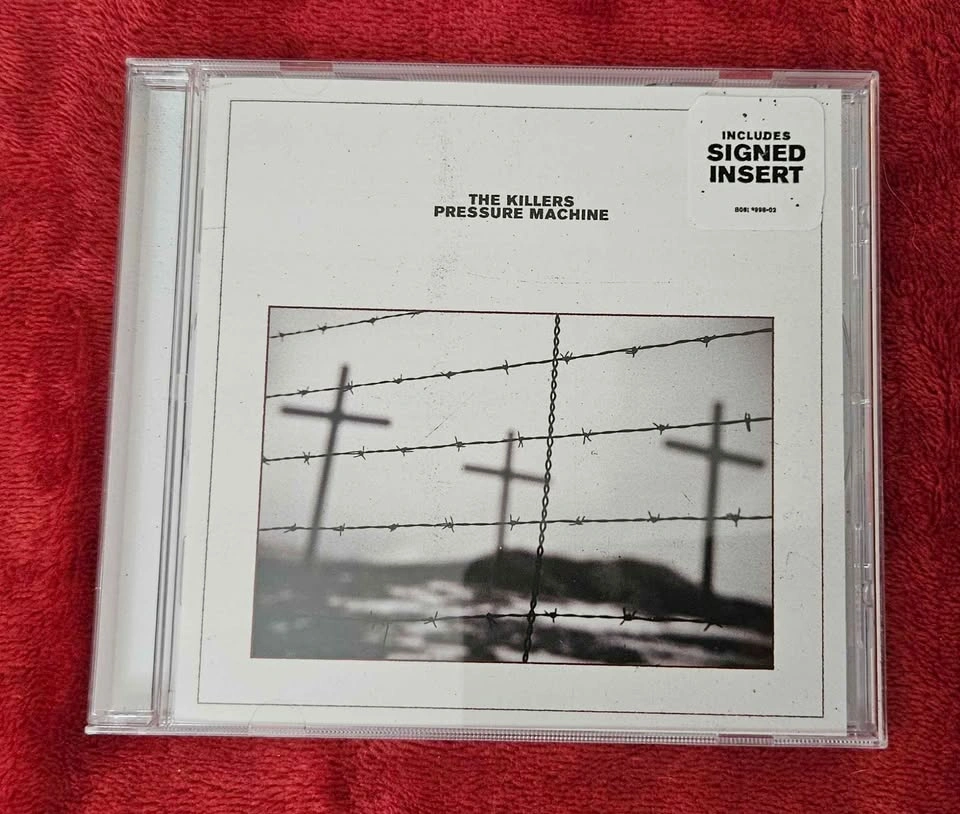 Brandon Flowers Signed Pressure Machine CD & Insert - photo 3
