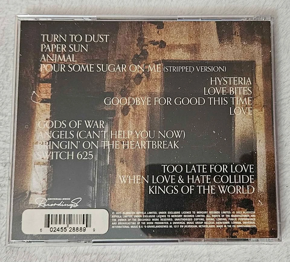 Def Leppard CD Drastic Symphonies With Signed Insert - photo 4