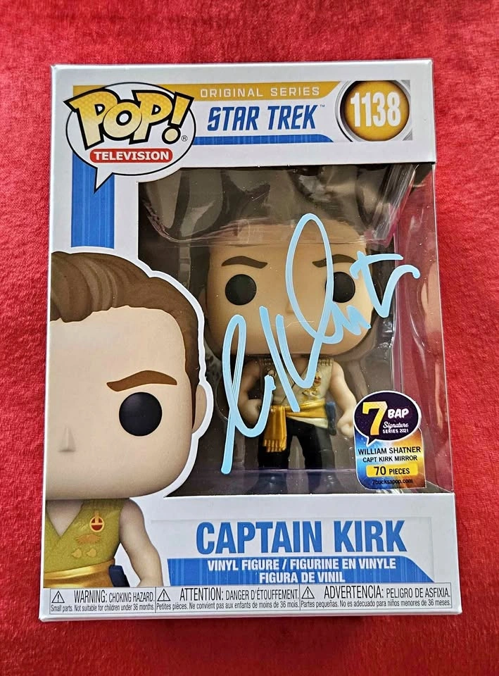 William Shatner signed Funko Pop #1138 JSA Certified