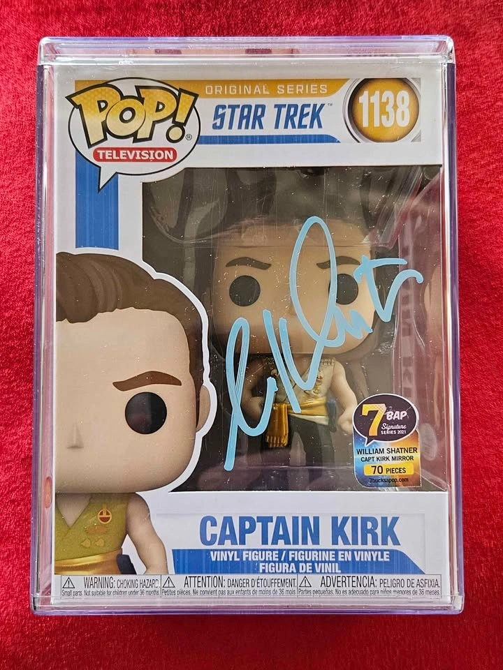 William Shatner signed Funko Pop #1138 JSA Certified - photo 2