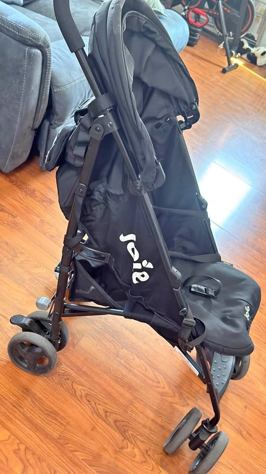 Joie black lightweight stroller