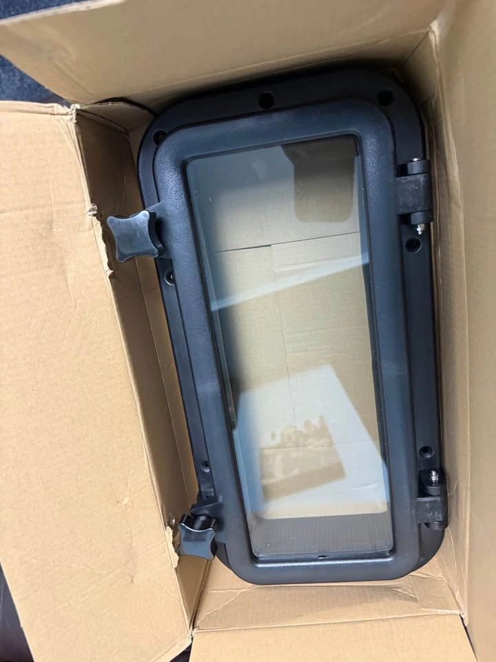 2 Pieces Boat Yacht Rectangle Opening Porthole Window - photo 5