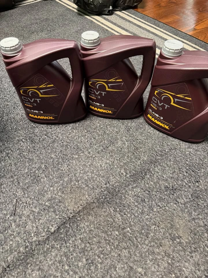 3 bottles Mannol CVT NS-3 Synthetic transmission fluid 4L - photo 3