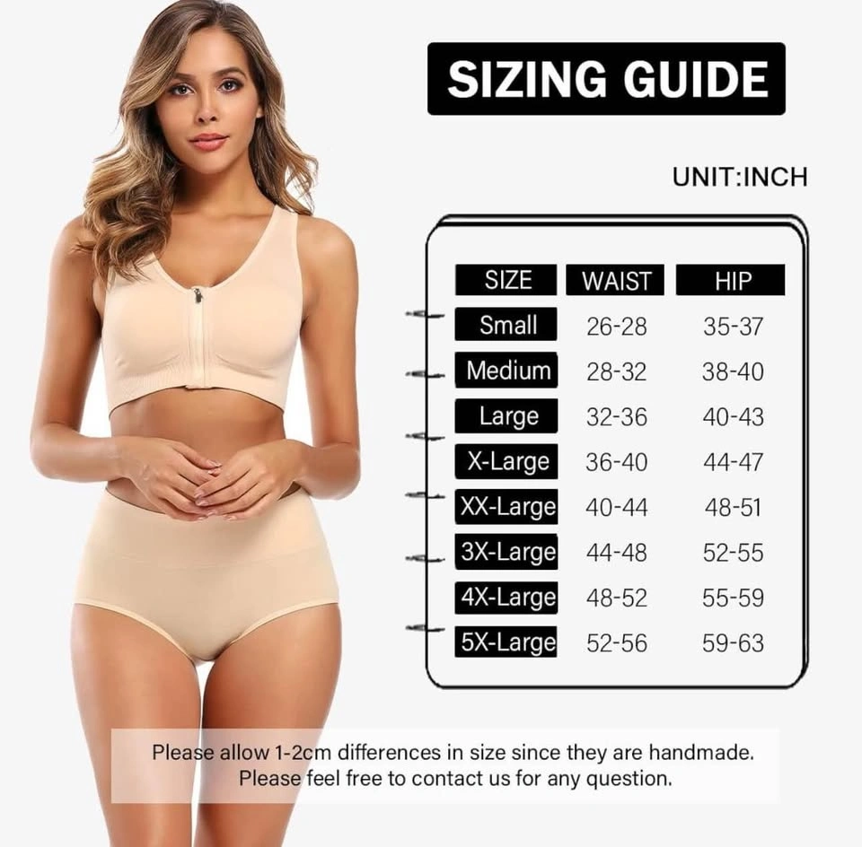 Molasus Women's High Waist Cotton Post Partum Briefs Underwear - photo 2