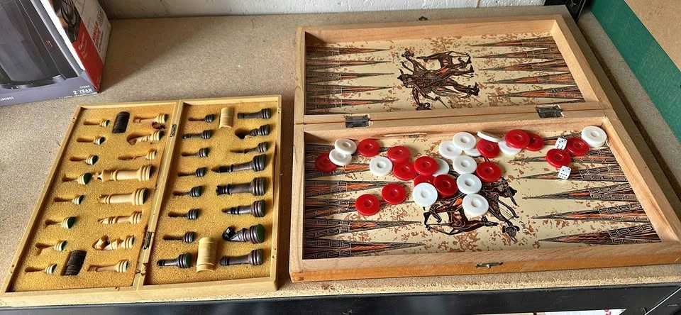 Backgammon and Chess Set - $15 for both