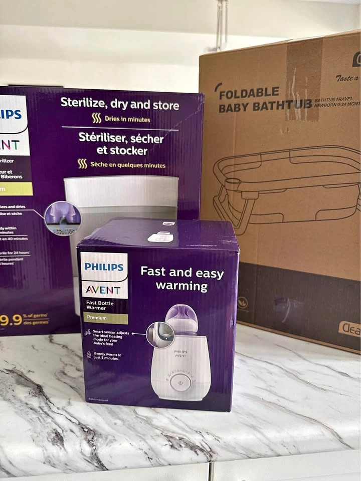 BABY BUNDLE: Philips Avent Sterilizer + Warmer & Foldable Bathtu