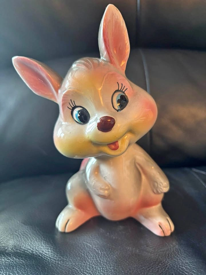 Vintage Ceramic Arnart Anthropomorphic Bunny Figurine 1950-60’s