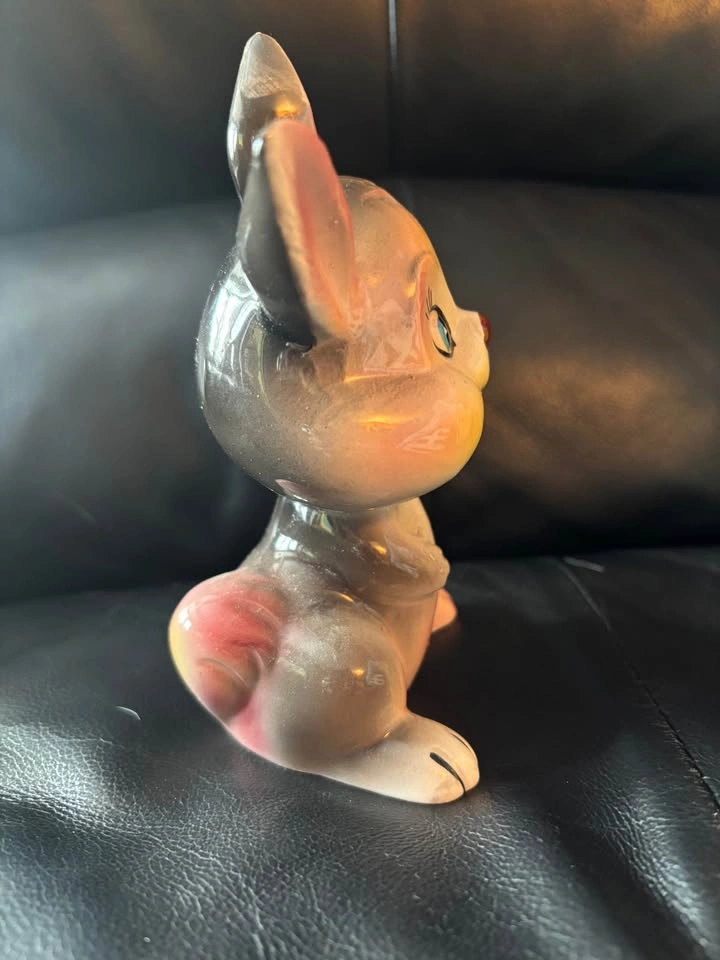Vintage Ceramic Arnart Anthropomorphic Bunny Figurine 1950-60’s - photo 2