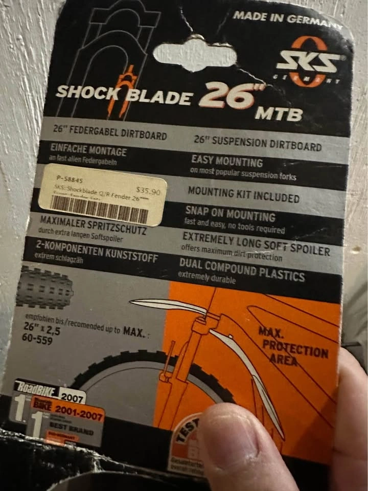 New SKS Shock Blade 26" MTB Fender - photo 4
