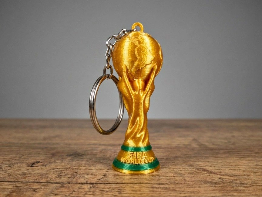 3D Printed FIFA World Cup Trophy Keychain