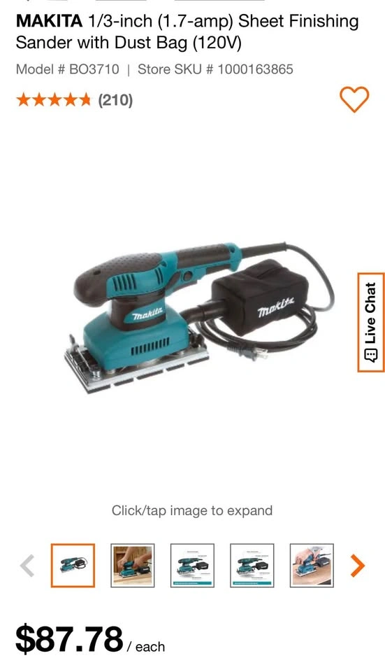 Makita Finishing Sander - photo 5