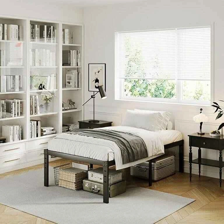 NEW Twin Size Metal Bed Frame 18 inch