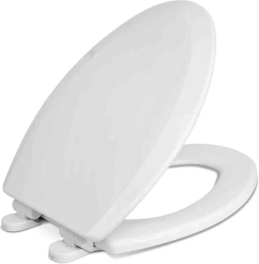 NEW White Elongated Toilet Seat