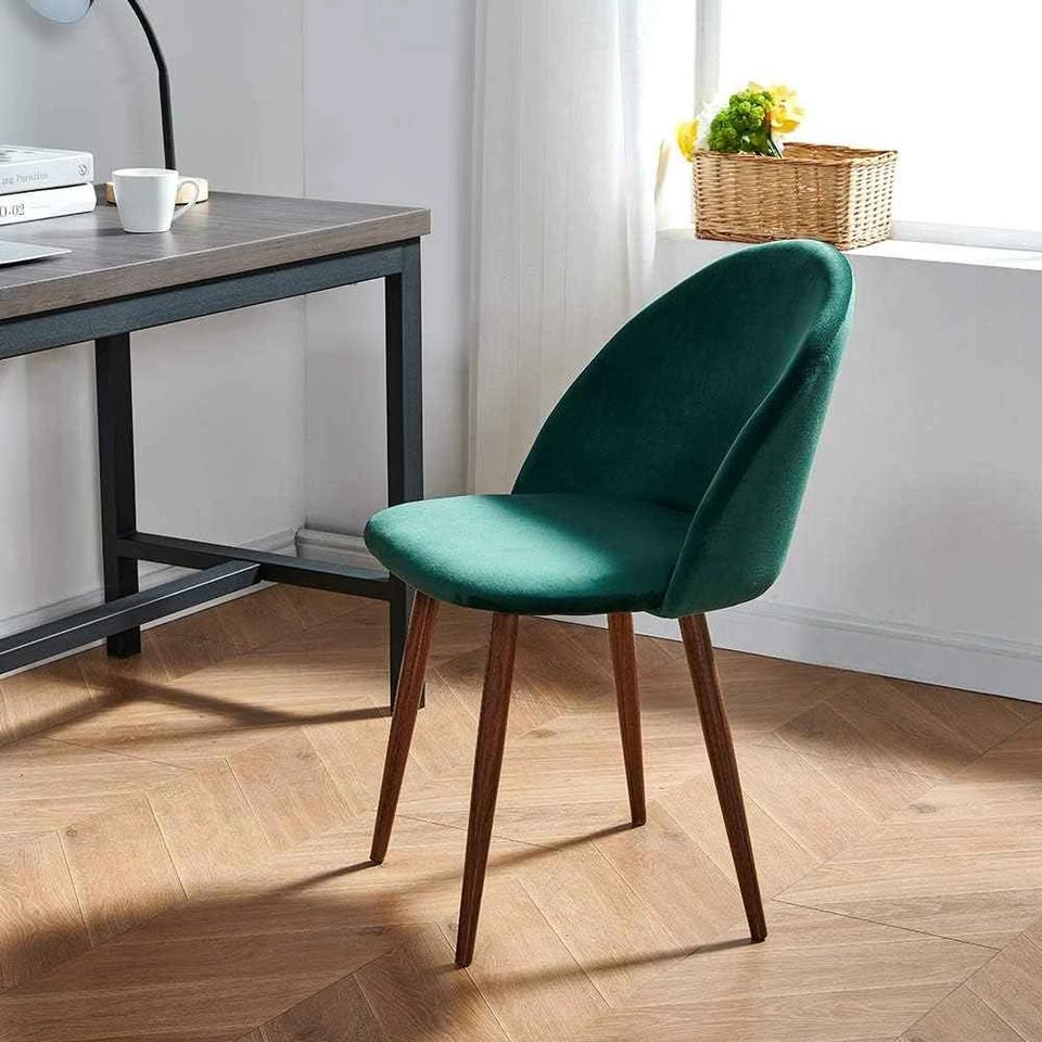 NEW Emerald Green Velvet Chair - set of 3 - photo 5