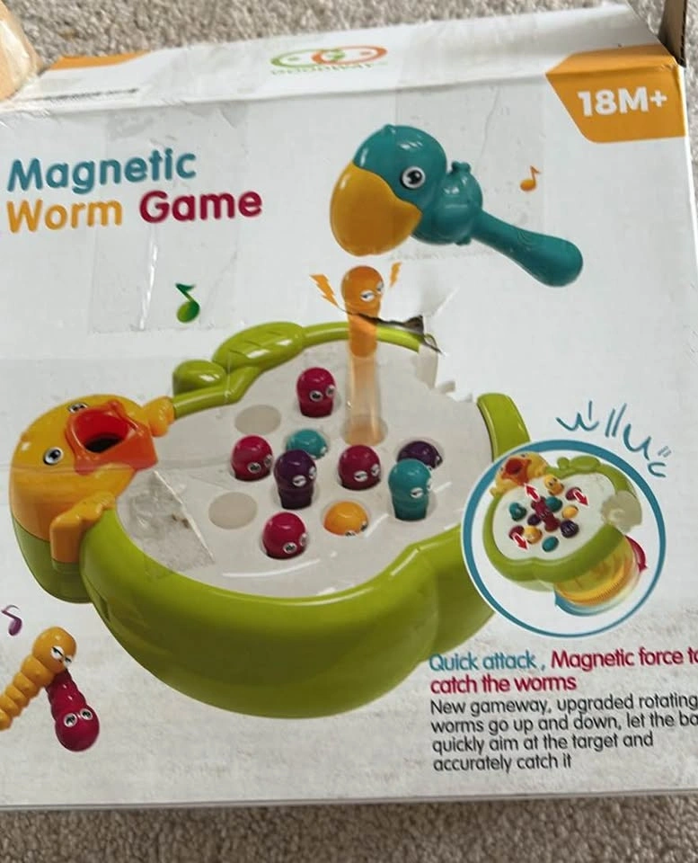 Magnetic Worm Toy Montessori Fine Motor Skills Toddler Toy - photo 2