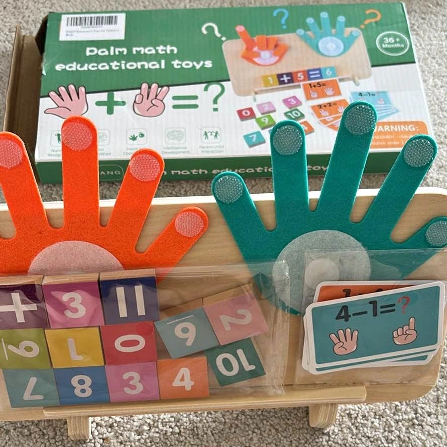Palm math educational toy