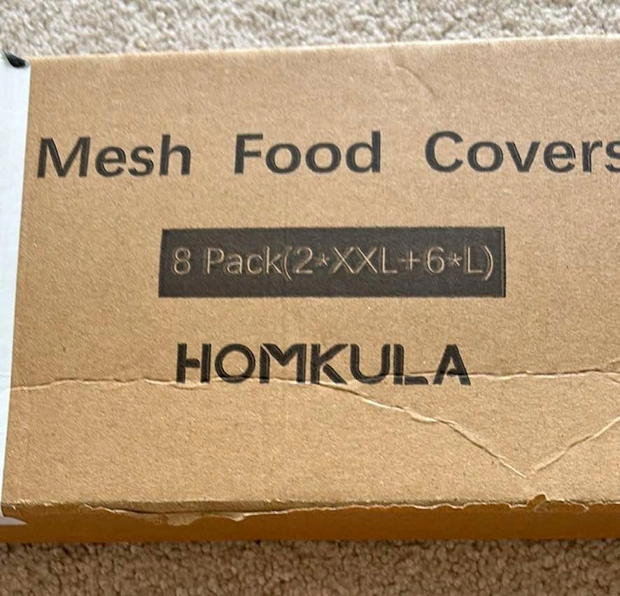 Mesh food cover for Outside - 8 Pack