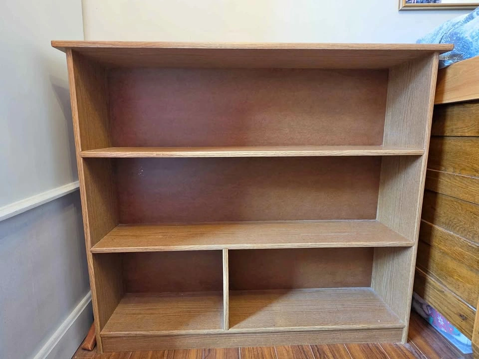 Wooden 3-Tier Bookcase