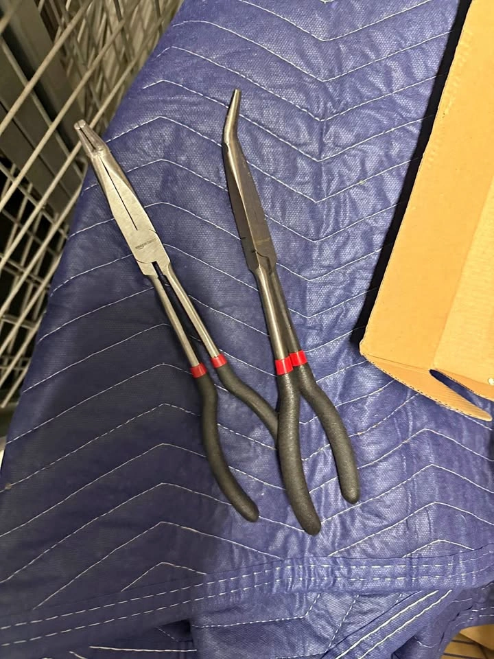 Pair of Long-reach pliers