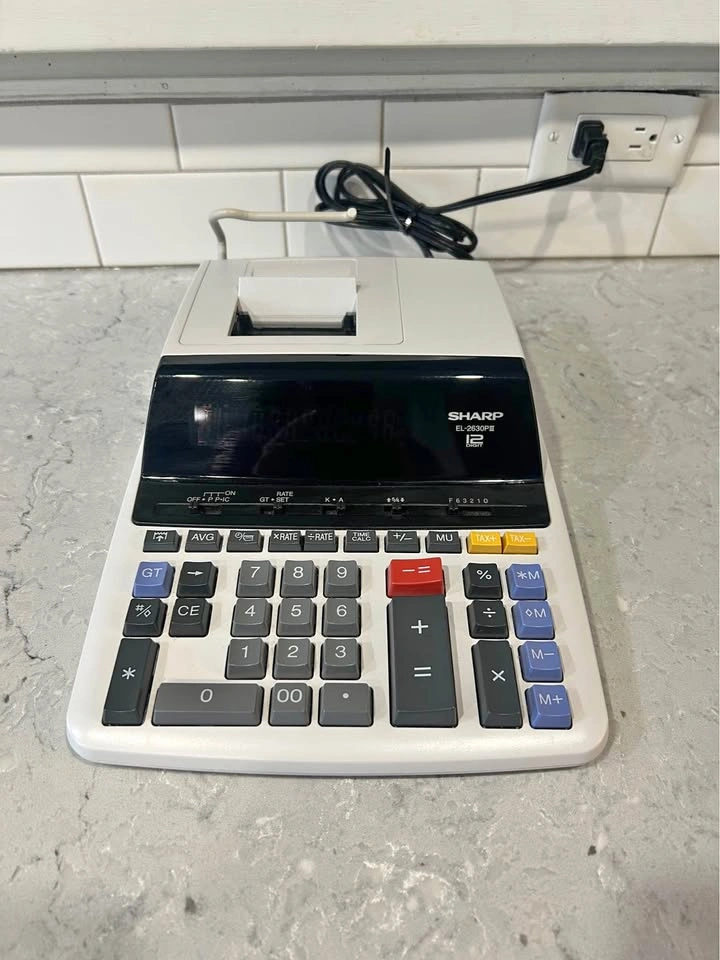 SHARP EL-2630PIII Printing Calculator