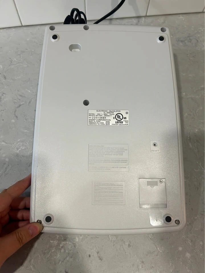 SHARP EL-2630PIII Printing Calculator - photo 4