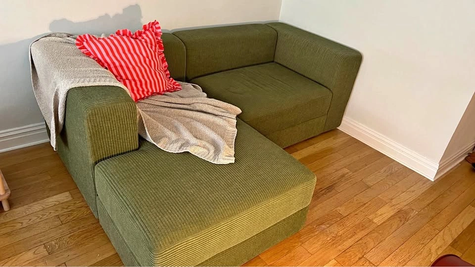 IKEA Jattebo Green Sectional Couch