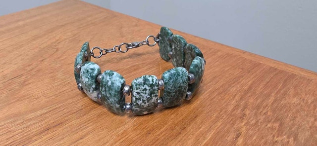 Sterling Silver 925 Agate Bracelet