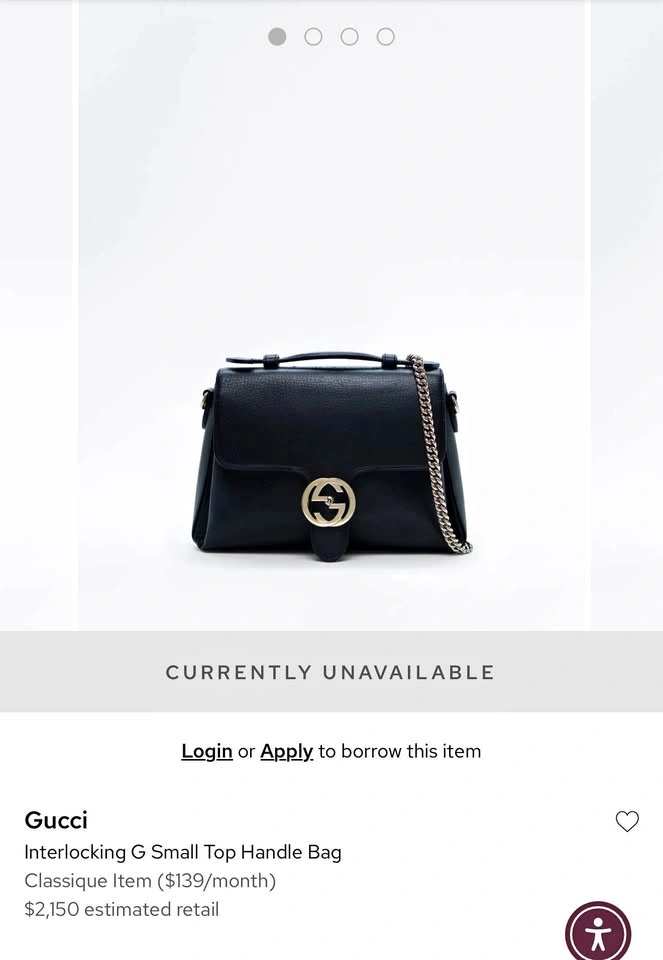 Gucci top handle & shoulder strap