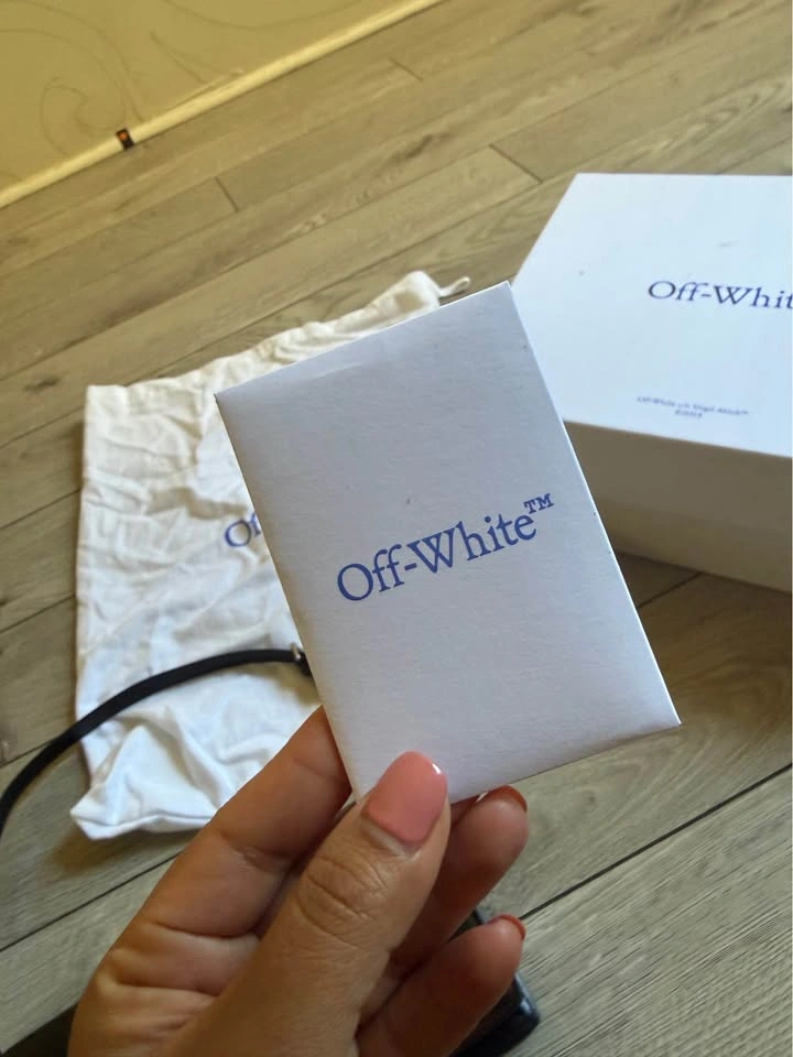 Off-white Shoulder Bag in black silver finish - photo 4