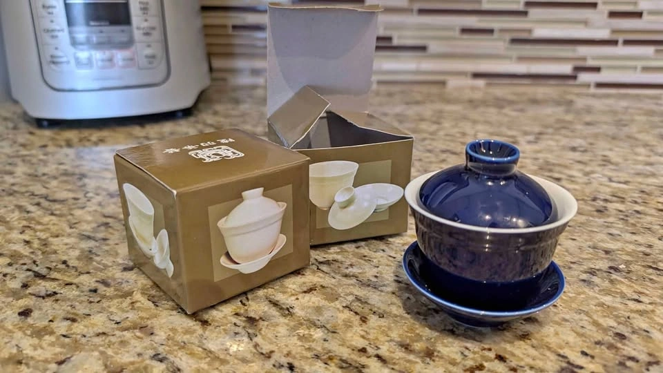Chinese Tea Cups (Navy Blue)