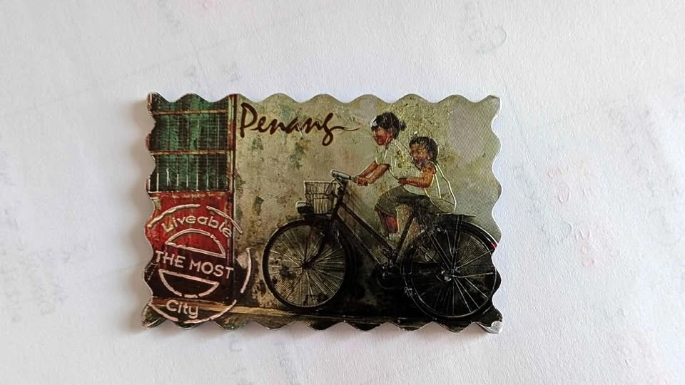 Penang Malaysia Fridge Magnet 1