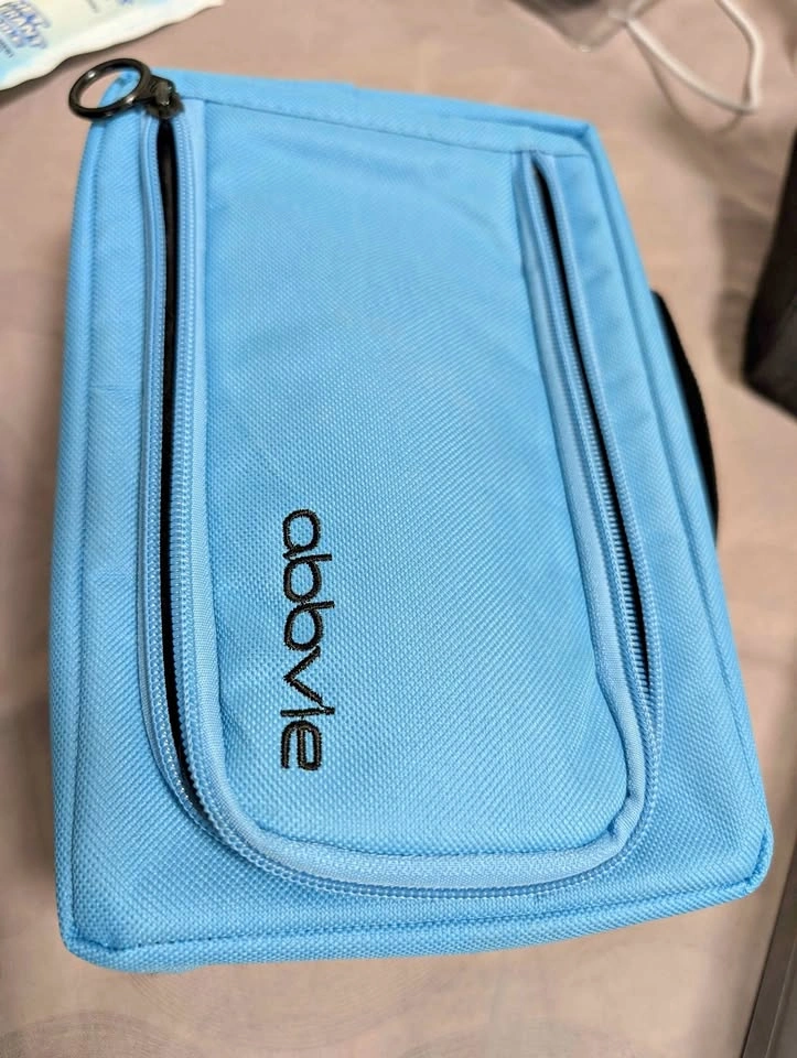 AbbVie Medication Cooler Travel Bag with Ice Pack