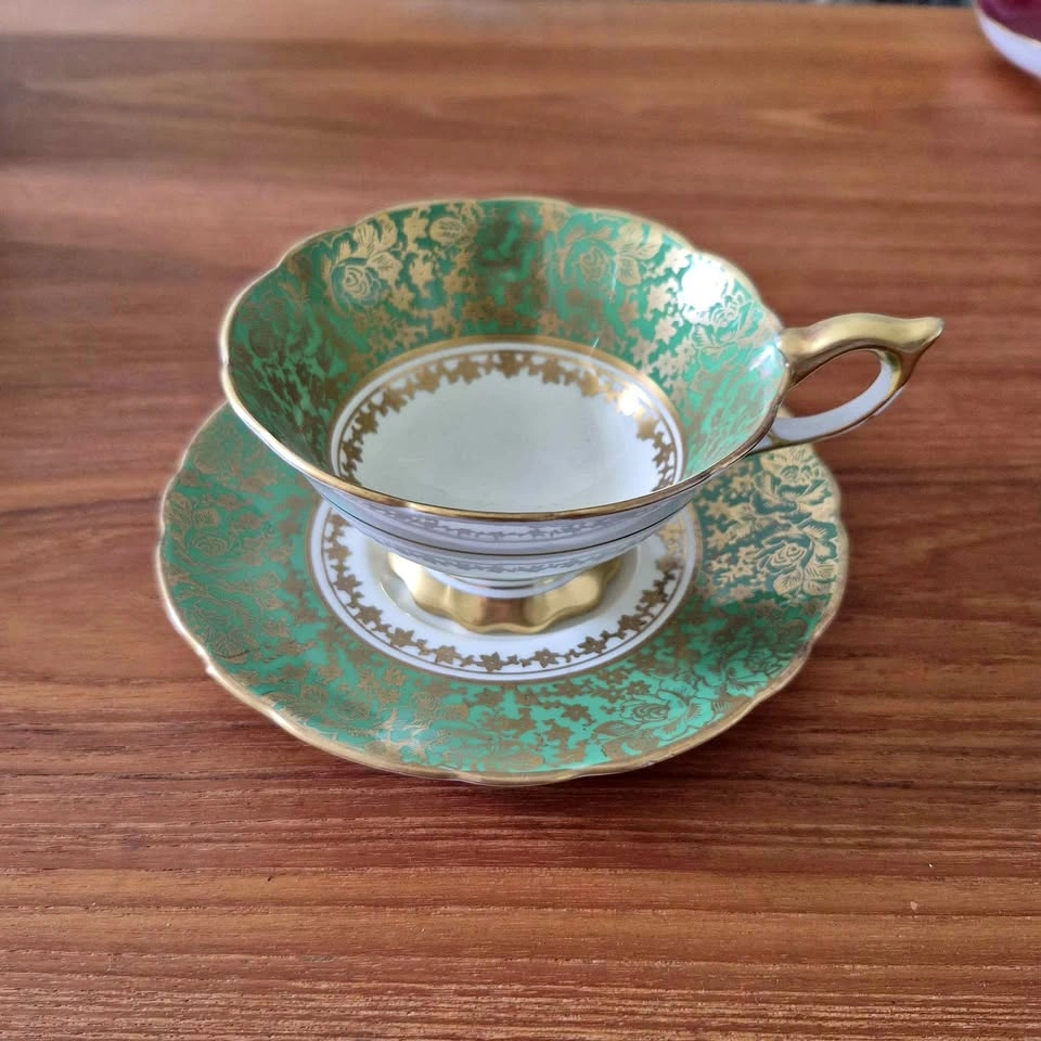 Vintage Porcelain Tea Cup and Saucer - Royal Stafford, England