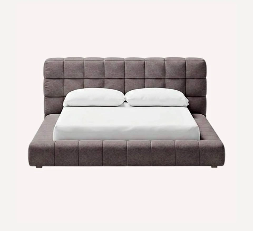 Pottery Barn Teen Light Gray Fabric Full Bed
