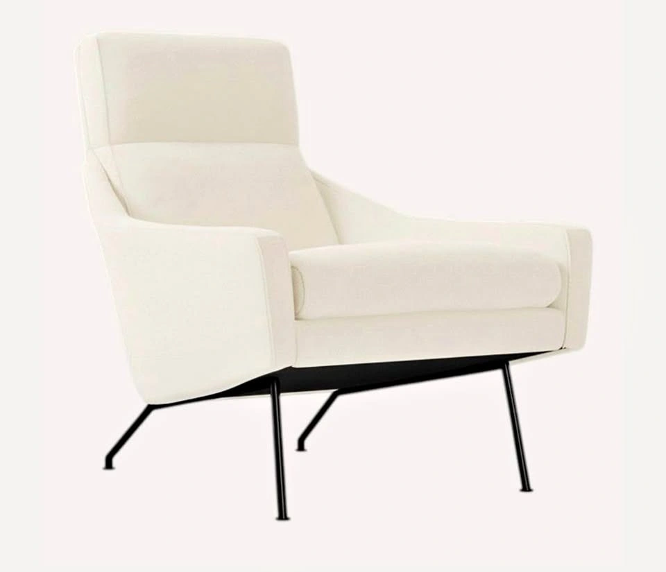 West Elm Austin Chair and Ottoman