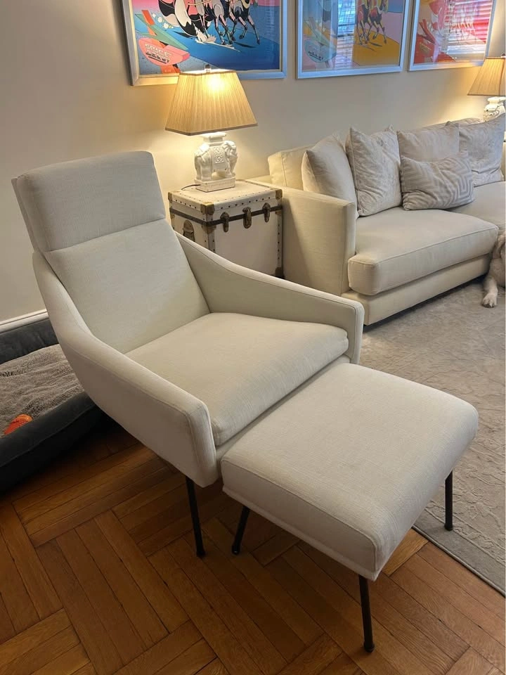 West Elm Austin Chair and Ottoman - photo 5